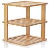 Picture of Bamboo Corner Shelf - 3 Tier 10 x 10 inch