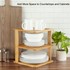 Picture of Bamboo Corner Shelf - 3 Tier 10 x 10 inch