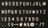 Picture of Letters for Letter Board - 1 inch - Set of 350 Different Letters. Helvetica Font